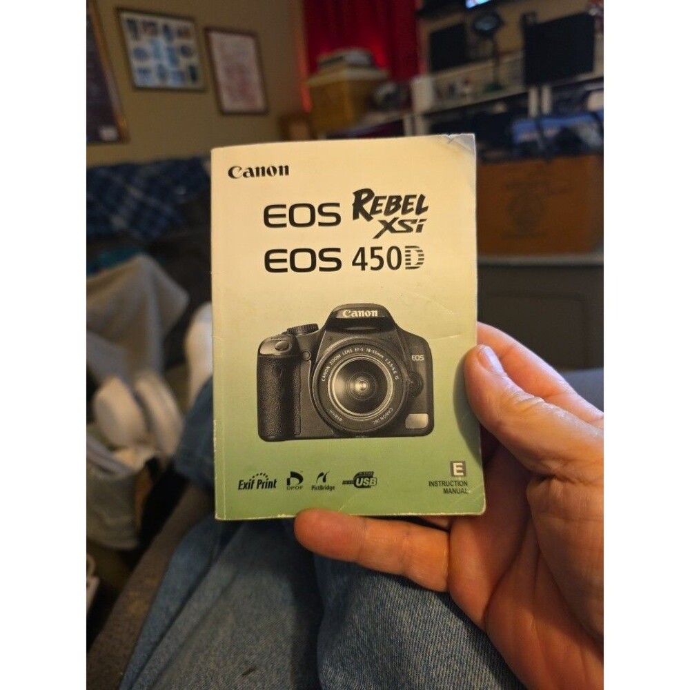 Canon EOS Rebel XSi 450D User Guide Owners Manual English